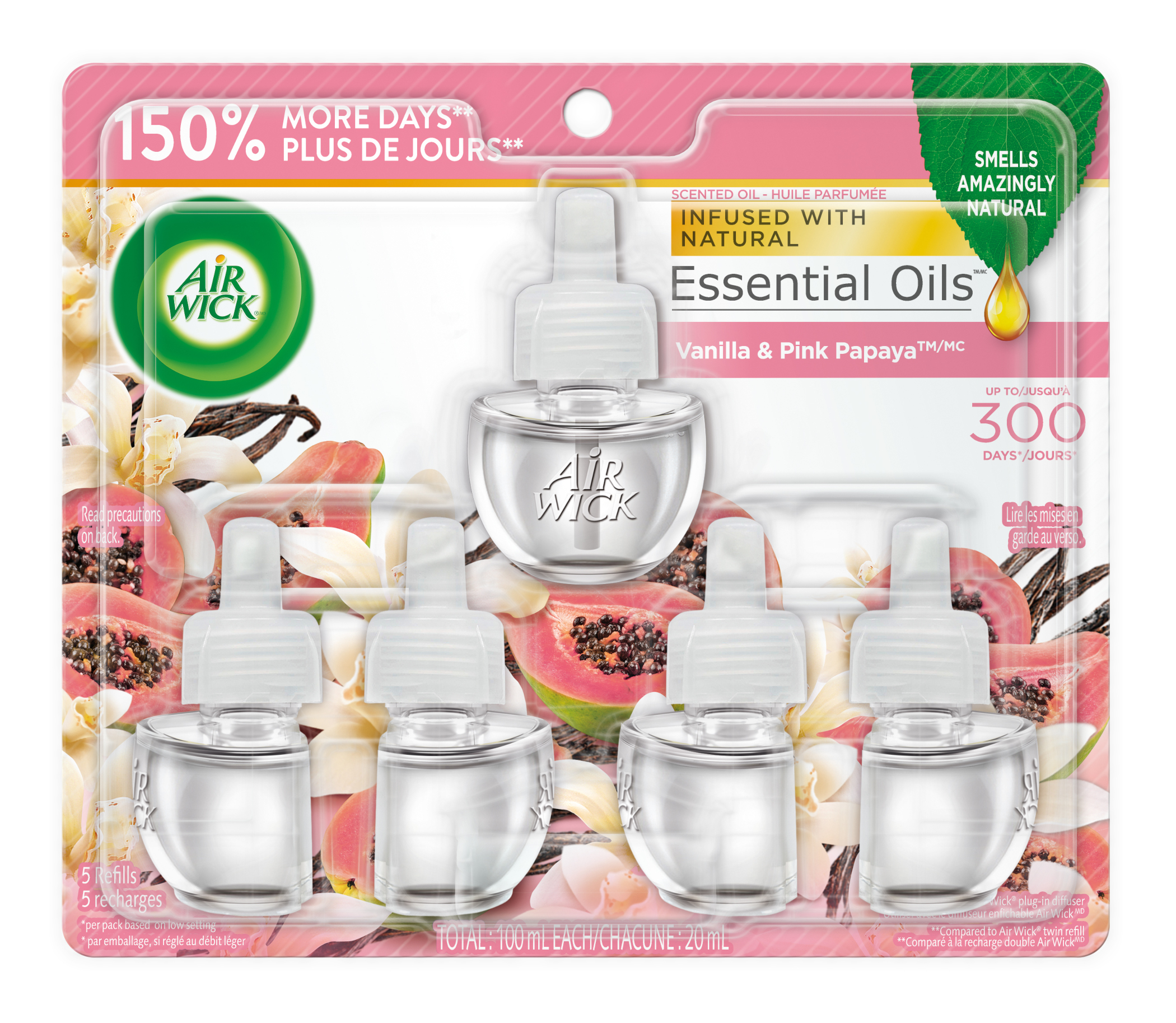 Air Wick® Scented Oil - Vanilla & Pink Papaya (Canada)